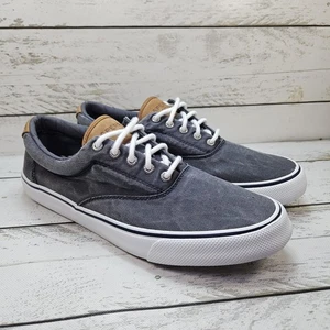Sperry Top Sider Striper 2 Shoes Mens 12 Gray White Casual Sneakers STS22044 - Picture 1 of 15