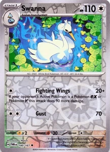 Swanna 140/167 - REVERSE HOLO - SV06: Twilight Masquerade - NM - Picture 1 of 2