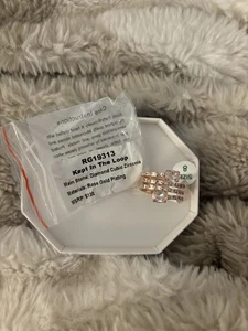 ‘Kept In The Loop’ OG Bomb Party Ring Size 8 Rose Gold - Picture 1 of 2