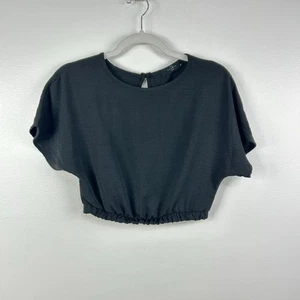 Blusa corta 21 Saints negra manga corta talla pequeña - Imagen 1 de 5