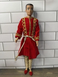 Vintage 1964 Barbie Ken "Arabian Nights" rotes Samt Outfit Kleidung, selten - Bild 1 von 8