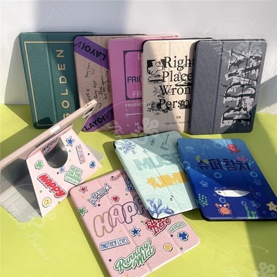 Case For iPad11th 2025 JIN SUGA D-DAY JK V JHOPE Smart Auto Sleep PU Leathe Z10 - Image 1 of 4