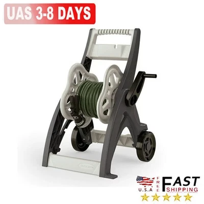 Carretel de mangueira Hosemobile 175 pés resistente jardim armazenamento mangueira de água carretel cinza - Imagem 1 de 4