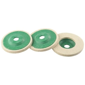 Polierscheibe 3 Stück 4 Zoll 8 Mm/0.31 Zoll Dicke Filz Für Metall 100 Mm - Bild 1 von 20