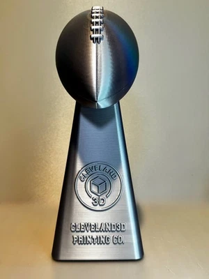 Trofeo del Super Bowl de la NFL FFL inspirado en Lombardi personalizable impreso en 3D de 14" Foto 1 de 4