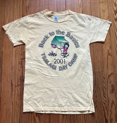 Camiseta de campamento de día Tsalagi vintage de regreso a lo básico camping puntada única Delta Foto 1 de 4