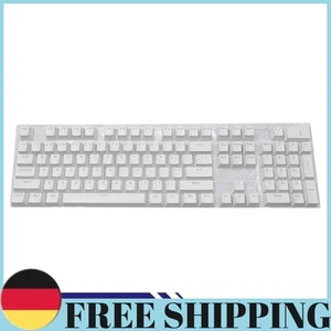 104 szt. Uniwersalna klawiatura mechaniczna Keycaps PC Bakclit Key Cap Zestaw (biały) - Zdjęcie 1 z 10
