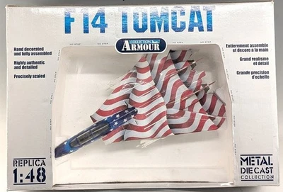Franklin Mint 1:48 Military Collection Model  F 14  Tomcat Stars & Stripes RARE - Image 1 of 4
