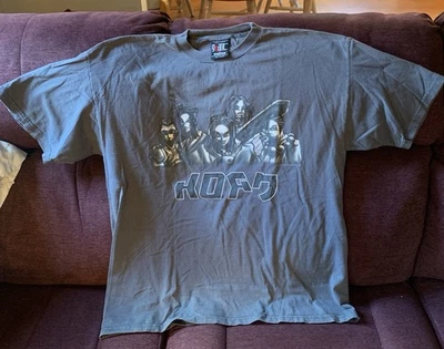 Vintage Korn 1999 Cartoon Logo Giant Tag T-Shirt Band Tee Gray 90s Men's XL Nice - Image 1 of 4