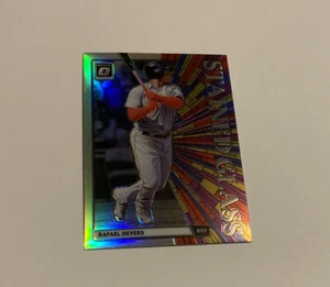 2020 Panini Donruss Optic(Rafael Devers)Stained Glass Silver Prizm#SG-7/Boston - Picture 1 of 10