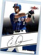 2000 Fleer Mystique Fresh Ink #35 Eric Owens Autographed Signed Auto Card