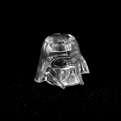 Lego Star Wars Prototype Trans Clear Darth Vader Helmet Sith Minifigure Error - Image 1 of 3