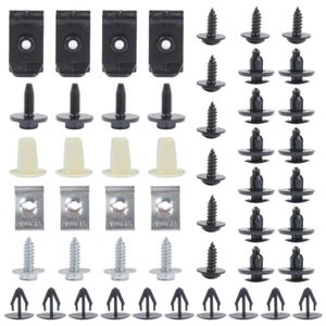 US 50X Engine Splash Shield Fender Bumper Screw Clips Rivet Fastener Toyota 9046 - Picture 1 of 11
