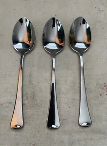 3 Oneida Distinction Wyndham Spoons Glossy Teaspoon Table USA MADE Set of 3 - Picture 1 of 6