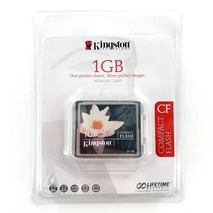 Kingston 1GB CF CompactFlash Memory Card OEM CF/1GB KG-CF512 Brand New Sealed - Picture 1 of 3