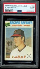 1977 Venezuelan Stickers #158 Nolan Ryan Venezuela - PSA 2 GD