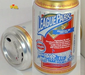 CLEVELAND INDIANS LEAGUE PARK STADIUM OHIO HISTORY SCHAEFER BEER CAN SCRATCHED O - Picture 1 of 5