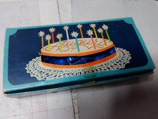 confezione candeline per torte epoca anni 50/60 usate