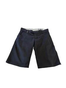 Volcom Women’s Chino Shorts Size 8 Black Pockets Surf Skate Casual City Walk - Picture 1 of 5