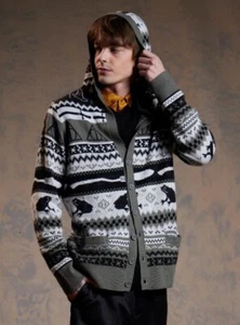 ESAURITO Cardigan con cappuccio Harry Potter Neville Deathly Honiws tema caldo XS nuovo con etichette - Foto 1 di 12