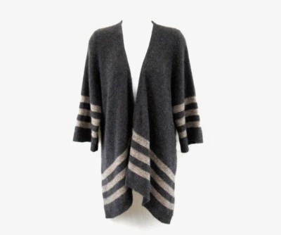 Suéter 360 100% Cachemira Frente Abierto Cárdigan Suéter Talla S #K448 Foto 1 de 4