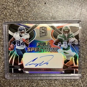 2022 Panini Spectra Full Spectrum Auto Corey Davis #FSA-CDA Jets Autograph /99 - Bild 1 von 3