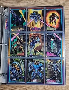 1993 Skybox Marvel Universe Series 4 IV X-men Marvel 9 Card Set - Picture 1 of 2