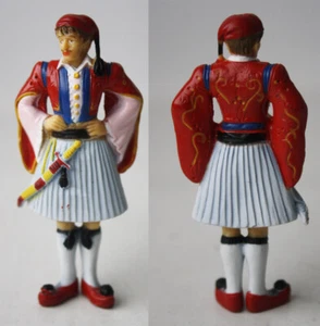 RARE TSOLIAS 3" FIGURE GREEK 1821 LIBERATION SOLDIER GREECE NEW ! - Picture 1 of 4