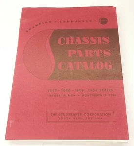 Vintage 1950 Studebaker OEM Factory Chassis Parts Catalog 1947-1950 SIXES Series - Bild 1 von 4