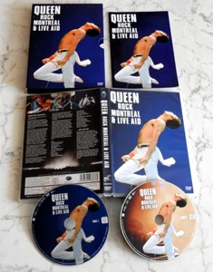FREDDIE MERCURY QUEEN ROCK MONTREAL & LIVE AID 2DVD SET 2007 EAGLE VISION - Foto 1 di 8