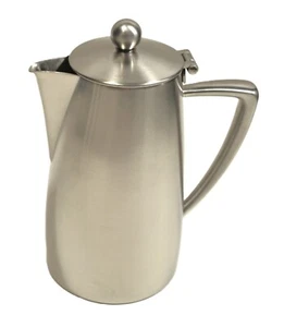 GRUNWERG ART DECO STAINLESS STEEL MATT COFFEE POT 17oz/480ML - Picture 1 of 5