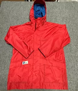 Henri Lloyd Sailing Jacket Mens L Red Waterproof Hooded Full Zip Made in England - Picture 1 of 12