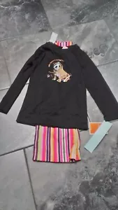 Neu mit Etikett Halloween Mädchen Pyjama Set Prinzessin Hund XS 4-5 - Bild 1 von 2