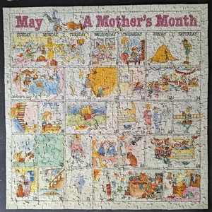 Springbok MAY, A MOTHER'S MONTH over 500 pc Jigsaw Puzzle COMPLETE PZL2112 - Picture 1 of 23