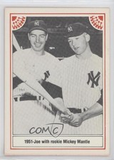 1983 ASA The Joe DiMaggio Story Joe DiMaggio Mickey Mantle (Red Border) #9.1 HOF