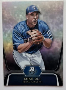 2012 Bowman Platinum Prospects Mike Olt #BPP30 Texas Rangers Chicago Cubs - Picture 1 of 2