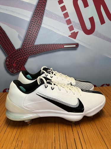 Men\'s Size 12 Nike Force Zoom 7 Pro Baseball Cleats White Black DC9905-103 NEW Nike Force Zoom Trout 7 Pro Baseball Cleat White/Black  main image 2