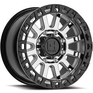 18" Hostile H139 Dominator Machined 18x9 Wheel 8x6.5 12mm For Chevy GMC Ram Ford - Picture 1 of 6