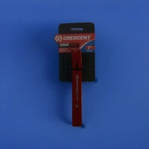 FLAT PRY BAR W/ GRIP 7” FB7 CODE RED CRESCENT - Picture 1 of 2