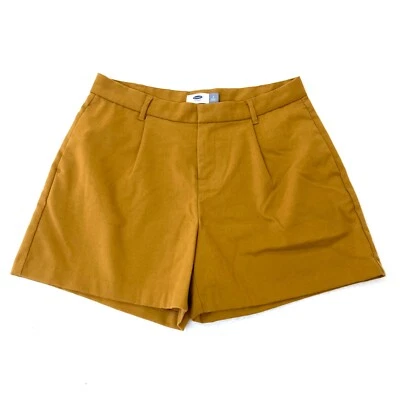 Vestido Culotte Pantalones Cortos Old Navy Para Mujer Talla 8 Dorado Plisado Frontal Pierna Ancha-Como Lana Foto 1 de 4