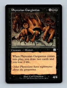 Magic The Gathering MTG Phyrexian Gargantua 48/143 (Silver) Apocalypse Card 2001 - Picture 1 of 2