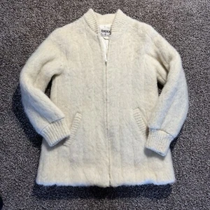 Giacca lana tundra vintage donna taglia XS cappotto filato scandinavo - Foto 1 di 9