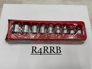 Snap-on Tools NEW 9pc 3/8 Drive SAE 12 Point Chrome Low Profile Socket Set 209RF - Picture 1 of 7