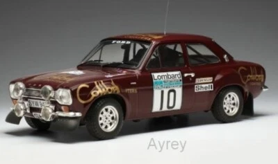 Model car Ford Escort RS1600 Mikkola RAC Rally 1974 IXO diecast 18RMC047C 1:18th - Image 1 of 4