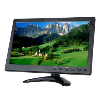 10.1" IPS LCD Security Monitor AV HDMI BNC VGA Input Color Screen For CCTV - Image 1 of 4