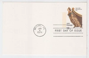 TurtlesTradingPost- Ship's Figurehead #UX67 Card FDC - 1974 - Picture 1 of 1