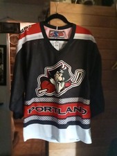 2006 Portland Pirates AHL Jersey Youth Size Small Hockey Made In Canada RARE!