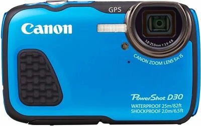 Canon PowerShot D30 Waterproof Digital Camera International Version - image 1 of 4
