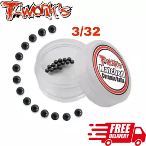 T-work's 3/32" Matched Ceramic Differential Balls (14) Ball Diff RC Car Truck - Picture 1 of 1
