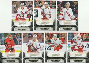 Carolina Hurricanes 2020-21 Upper Deck MVP Hockey 7 Base Card Team Set - Picture 1 of 2